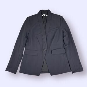 $695 VERONICA BEARD Rae Dickey Blazer Jacket Black Sz 8